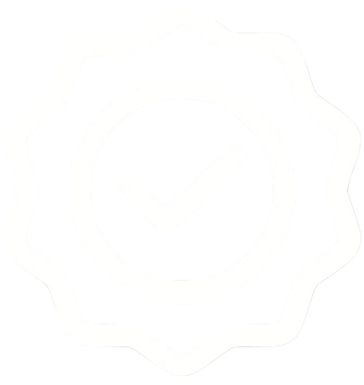 Quality check mark graphic